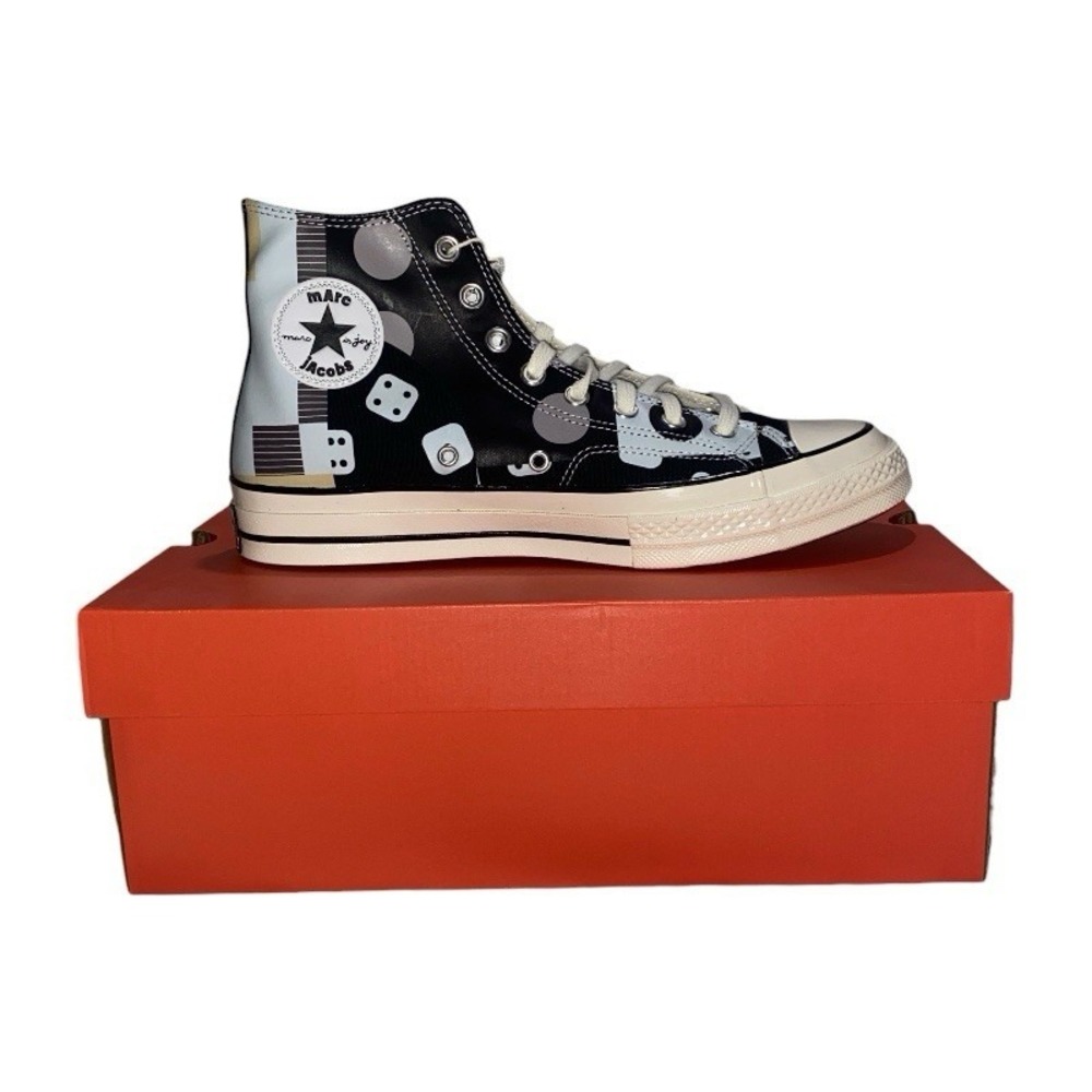 NWB Converse X Marc Jacobs Chuck Taylor 70 Hi Mens US Size 10 Black White